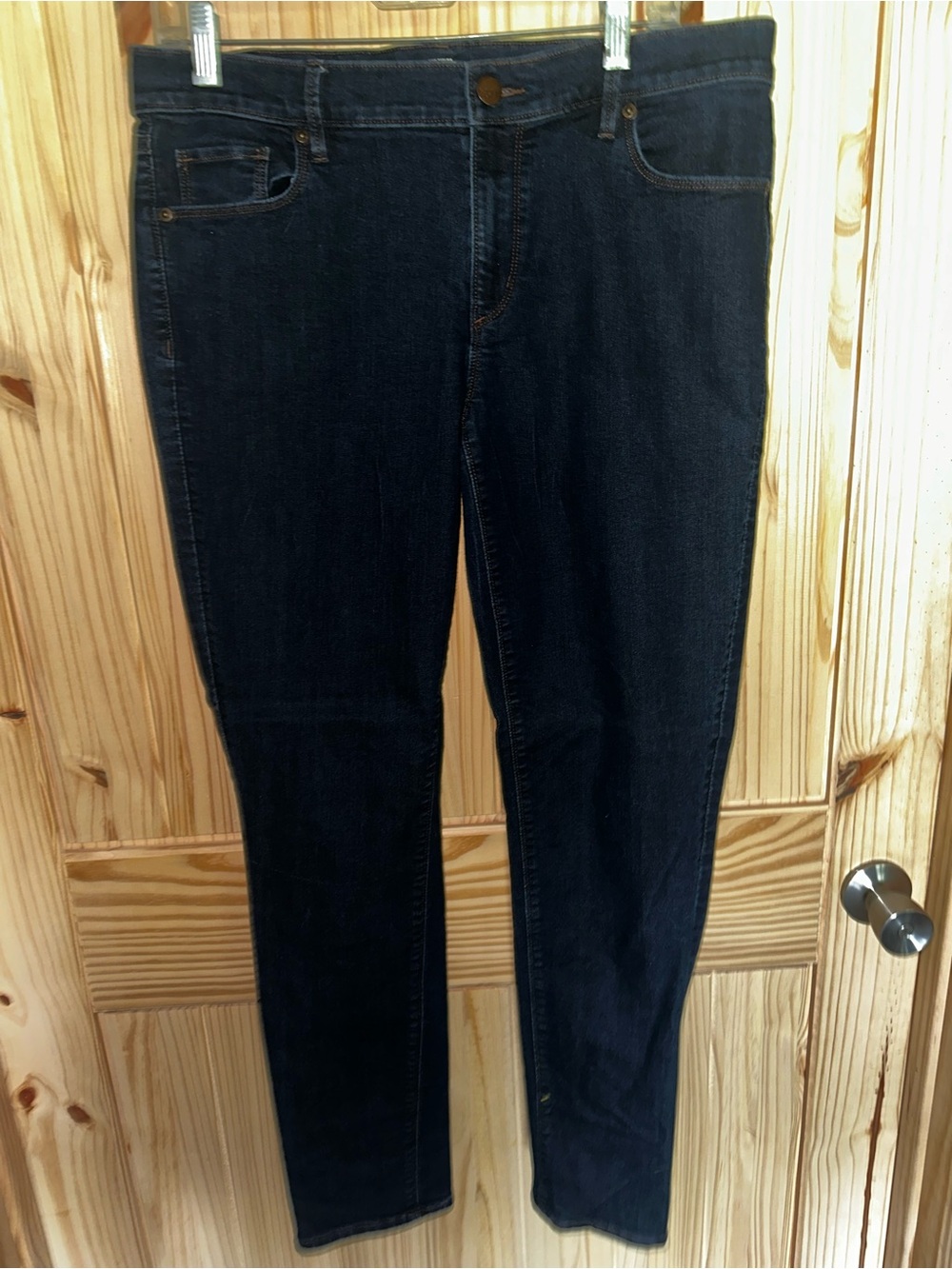 Ann Taylor LOFT Dark Blue Modern Skinny Jeans
